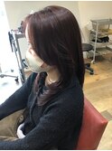 セミロングレイヤー