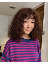 ナループロアツム(Nalu pu loa Tsum)&nbsp;ハードパーマ/ブリーチなしダブルカラー/もふもふパーマ