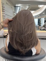 ラピス 渋谷本店(Lapis)&nbsp;グレージュカラー/レイヤーカット/ブリーチなし/髪質改善