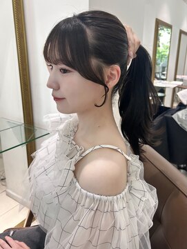 フォルテ 表参道店(FORTE) くびれヘア/アプリコットオレンジ/ハイライトカラー