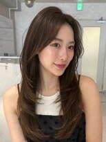 エヌ 大阪梅田店(enu)&nbsp;ワンカールで決まる。計算された抜け感で動く顔まわりレイヤー