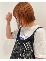 アルシュインプレッション&nbsp;切りっぱなし bob×オレンジブラウン