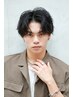 men's【担当者指定】メンズカット+フェザーパーマorシャドウパーマ+眉毛