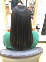 ヒラトヤ 肴町店 20代30代40代大人きれいオリーブグレージュ×髪質改善ストレート