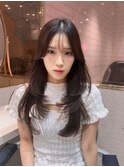 韓国女優風くびれミディ × シースルーバング