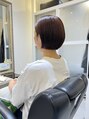 ケアアンドデザイン 今里本店(care&design fulfill)&nbsp;スッキリ収まる耳掛けボブ◎こなれ感のある大人スタイルを演出。