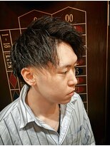 ヒロギンザ 横浜店(HIRO GINZA)&nbsp;ツイストアップバングテーパーフェード