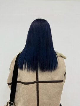 寒色系カラーヌーディーカラー美シルエットこなれヘア