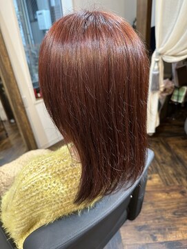 レッドよりのブラッドオレンジカラー