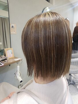 [Sekiguchi] ハイライト×きりっぱなしボブ