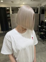 リンドトウキョウ ウメダ(LINDO TOKYO)&nbsp;梅田/茶屋町/ホワイトカラー/ブロンド/ボブ/ブリーチ