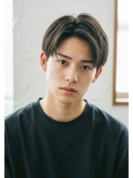 ワゴンバイアフロート(Wagon by afloat) メンズカット/爽やかに動くフェザーパーマ/センターパート/池袋