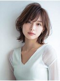 ダークブルーワンホンレイヤー/ニュアンスウルフ/デジタルパーマ