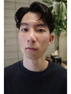 ウェウェ(wewe) メンズ カルマパーマ ニュアンスセンターパート