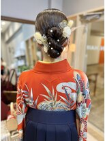 オーセンヘア(AUTHEN.HAIR)&nbsp;（mutsumi.）卒業式ヘアセット＊タイトねじりカチモリ