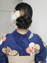 スタジオカラー(Studio Color)&nbsp;シニヨン×袴のお着付け