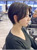 ショートカットxひし形ショートボブ×前髪あり20代30代40代