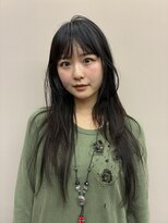 フェンヘアーアイス 中目黒(Fen.hair ici)&nbsp;大人美人艶カラーグレージュ小顔カット透明感レイヤーロング
