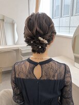 ミラ(Mila) 肩下ミディアムからふわふわアップに★お呼ばれヘア