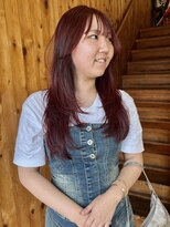 ラパンセベージュ(LA PENSEE BEIGE) LA PENSEE / beige 田川 / レイヤーカット/レッドカラー