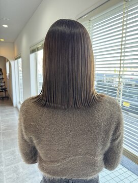 クララジャパン ナベシマ(CLALA JAPAN Nabeshima) 縮毛矯正　質感ストレート　髪質改善カラー　顔まわり　ブリーチ