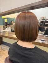 ウラン 苗穂店(Urun)&nbsp;ツヤツヤボブの髪質改善カラー