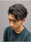 大学生センターパートナチュラルツーブロック