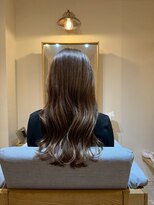 hair＆relax salon UMI&nbsp;透け感オリーブベージュカラー