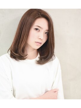 スノッブリコ(snob rico) [snob rico.]ミディアムボブ×レモンベージュ［佐野友彦］