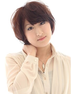 バセット バイ アルター 鎌取店(basset by aL-ter) カジュアルマッシュマニッシュショート美髪オレンジュ