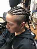 コーンロウスタイル