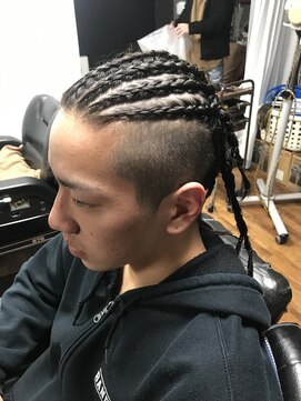 ヘアーサロン グラント(hair salon GRANT) コーンロウスタイル