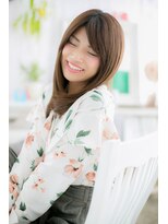 ミック 日暮里店(miq)&nbsp;斜めバングの好感ストレートb