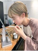 色素薄めカラーと質感重視のショート*fukuda