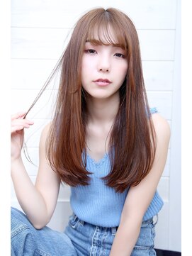 オーシャン(Ocean) [OCEAN Hair&Life藤原純]ストカールロング×アッシュカラー☆