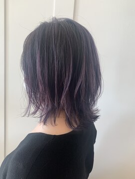 コワファースト  させぼ五番街店(COIFF1RST) ラベンダー×バレイヤージュ