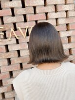 フェイバー 警固店(FAVOR)&nbsp;切りっぱなしボブ 縮毛矯正/パーソナルカラー/イルミナカラー