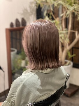 サロングロー(salonGLOW) ダブルカラーライトピンクベージュ