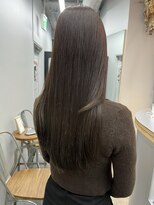 ヌープヘアーアイス(NUUP.hair ici)&nbsp;20代30代オリーブグレージュ艶髪ロング