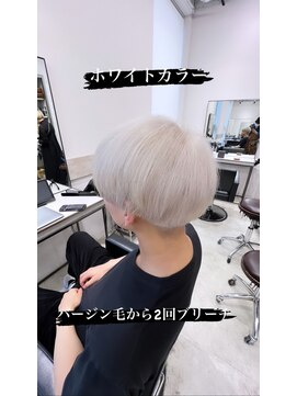 エイト ヘアサロン 渋谷本店(EIGHT) メンズホワイトカラー