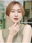大人マッシュショート／丸みショート／イメチェン／30代40代50代