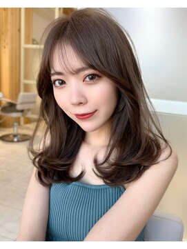 アフロートリノ(AFLOAT Leino) 大人可愛い韓国ヘア　レイヤーカット　くびれヘア　似合わせ#