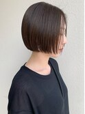 札幌ショート　大人かわいいぱつっとショートボブ