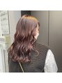 ヘアリゾート粋 トゥジュ 池袋東口店(tujuh) ピンクベージュでカッコ可愛く◎