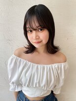 オーロ 西大寺店(ORO)&nbsp;艶感溢れる切りっぱなしのミディー