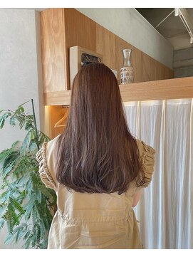 ムク 甲府(muku.) ベージュカラー/顔まわりレイヤー/ヘッドスパ/トリートメント