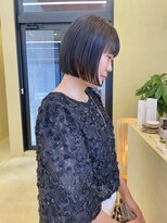 スニュウ(snuw)&nbsp;似合わせカットボブ小顔カットグレージュミルクティ