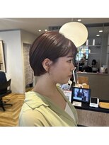 アルマヘアー(Alma hair by murasaki)&nbsp;◎丸みショートのルビーピンク◎