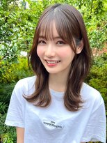 アンダーバーホワイト 泉佐野店(_WHITE)&nbsp;清楚系ブラウン◆大人可愛い顔周りカット