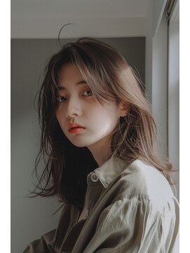 ラナ 新宿(lana) こなれミディアム/レイヤーカット/顔まわり【lana hair 新宿】